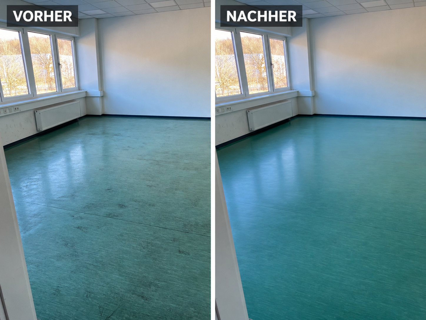 Sozialräume — vorher / nachher